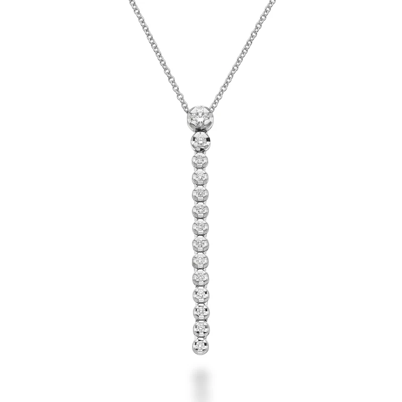 Golay collana con pendente 1 fila 12+1+1 diamanti GMPF019DI-25057110174