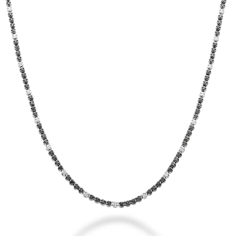 Golay girocollo "choker" castoni rotondi d.black e spot GMPF005BKDI107-24254110135