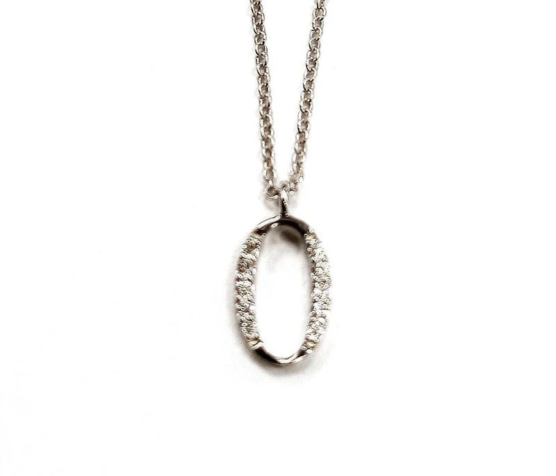 Golay cl 18k lettera o big diam. ct.0,07 oro bianco GDGFOO4
