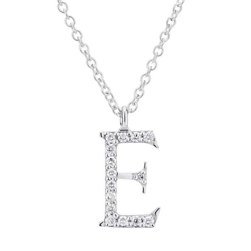 Golay cl 18k lettera e big diam. ct.0,07 oro bianco GDGFEO4