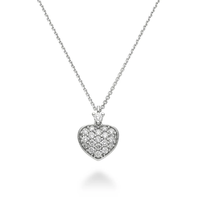 Golay cl 18k ct.0,22 cuore bombato mis.2 oro bianco cat. bianca GD5093O4BR022-2