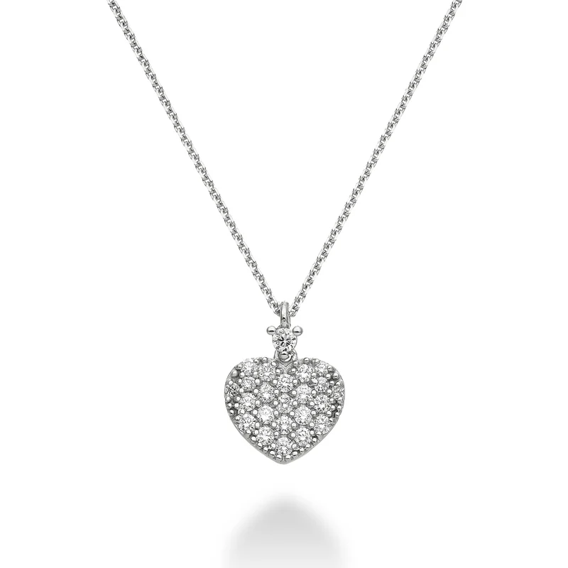 Golay cl 18k ct.0,22 cuore piatto mis.2 oro bianco cat. bianca GD5088O4BR022-2