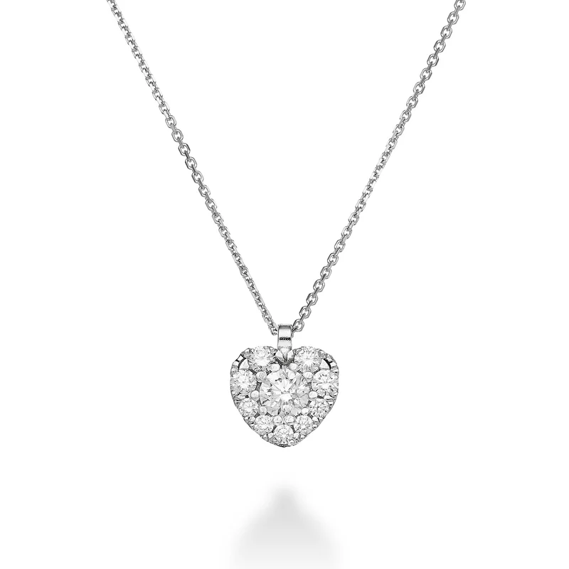 Golay collana multipietra con centrale cuore ct. 0,10 GCM001DI10-22350110026