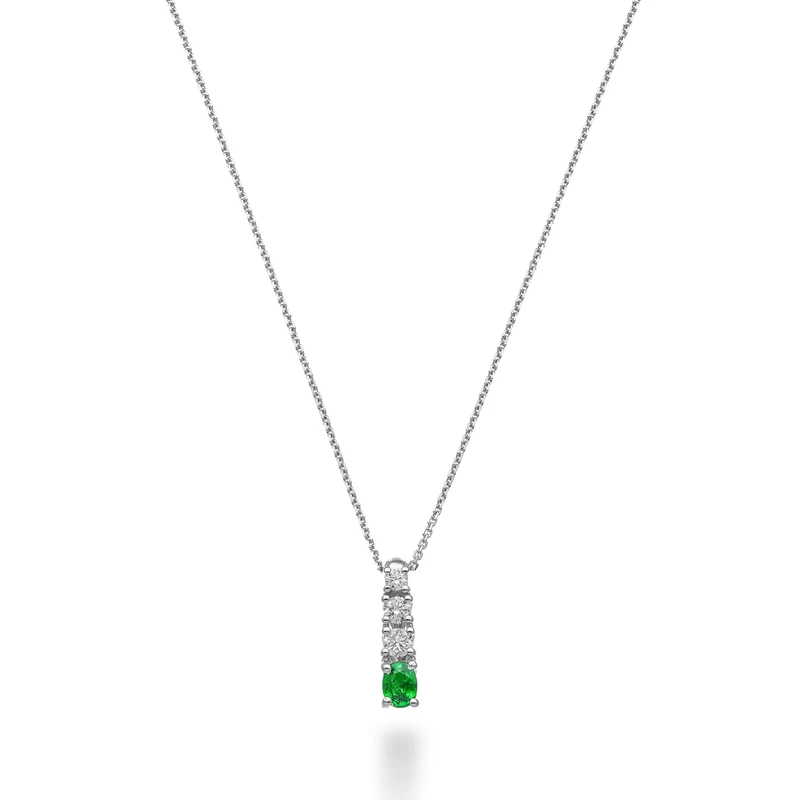 Golay collana pend sme ovale 4x3 e 3 diamanti a scalare GCLS489DSM43-24270110102