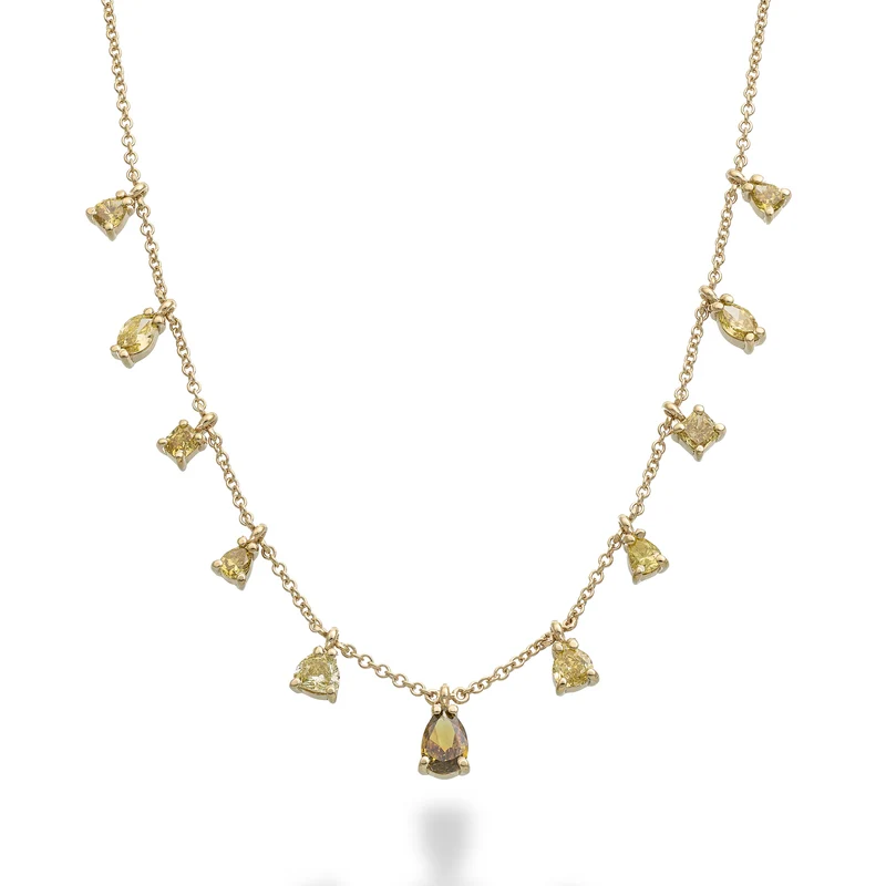 Golay collana diamanti fancy forme miste GCL745DFY-25213110005