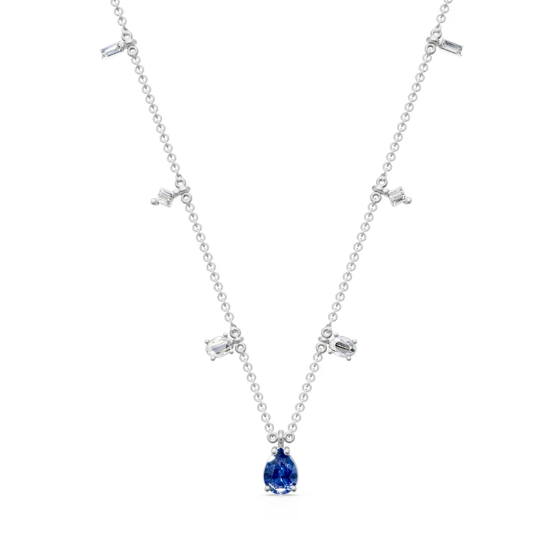 Golay collana pend goccia zaf 7x5, diam baguette, pr, ov GCL497DZB75-24261110060