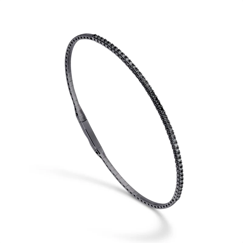 Golay br 18k tennis flex rutenio mezzo giro diam. black ct.0,90 20 cm GBFLEX001BKO6-20