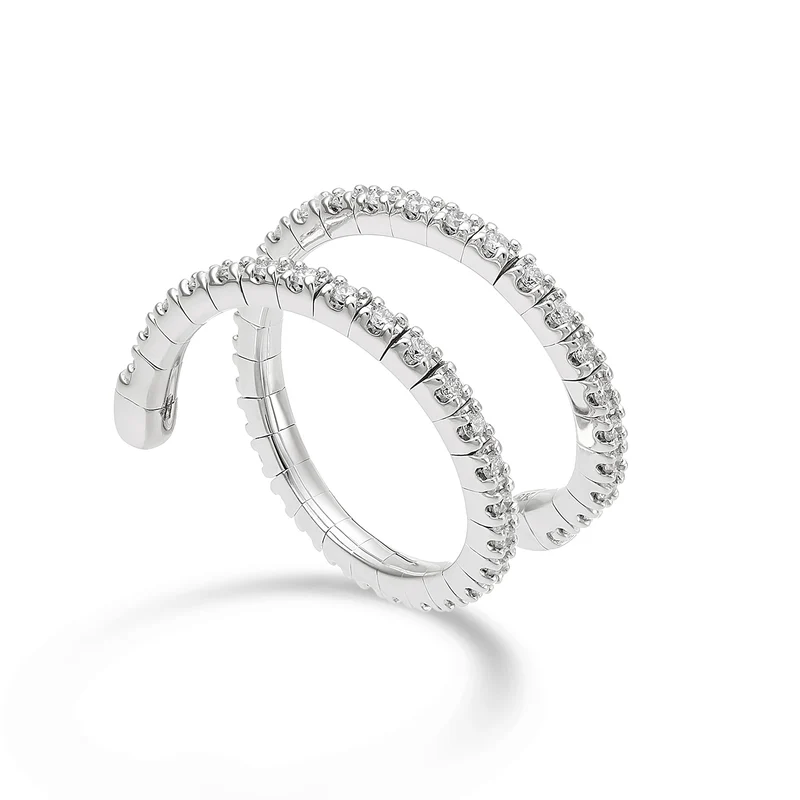 Golay an 18k girodito flex 2 giri diam. ct.0,48 oro bianco GAFLEX003DIO4