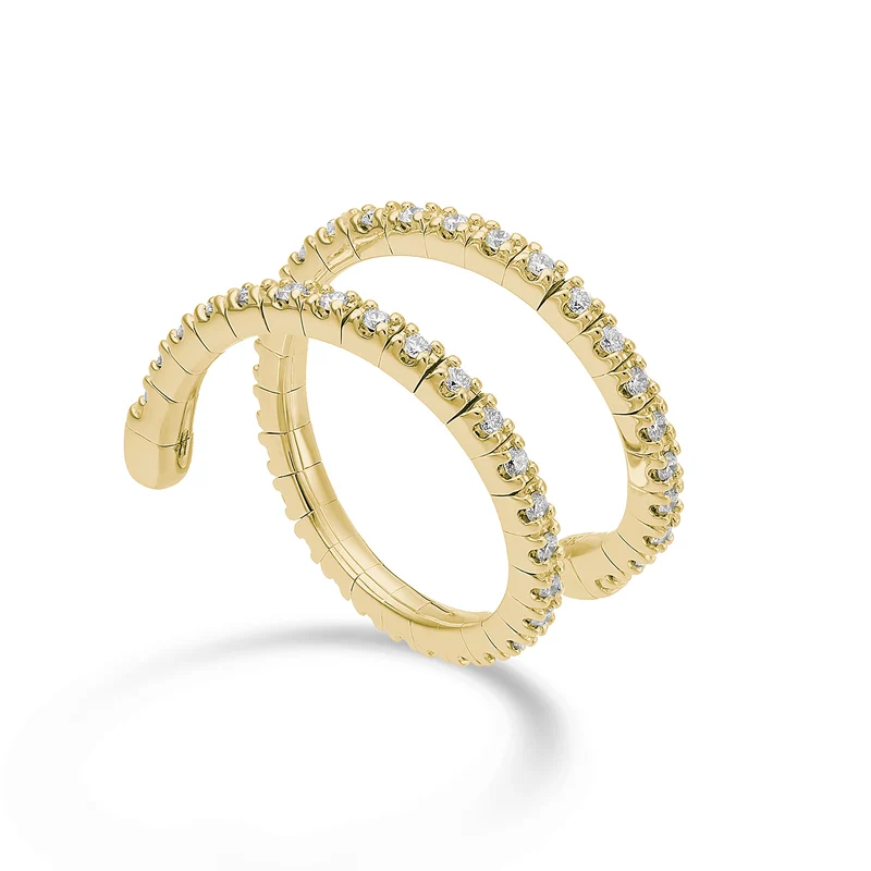 Golay an 18k girodito flex 2 giri diam. ct.0,48 oro giallo GAFLEX003DIO1