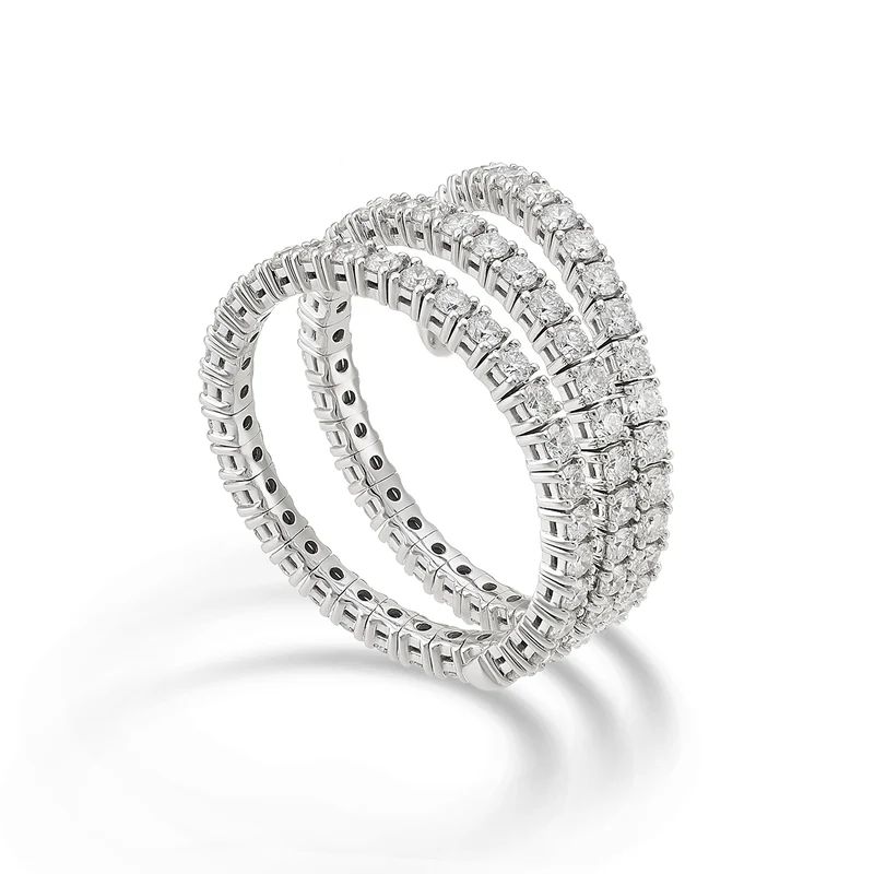 Golay an 18k girodito flex 3 giri diam. ct.1,51 oro bianco GAFLEX002DIO4