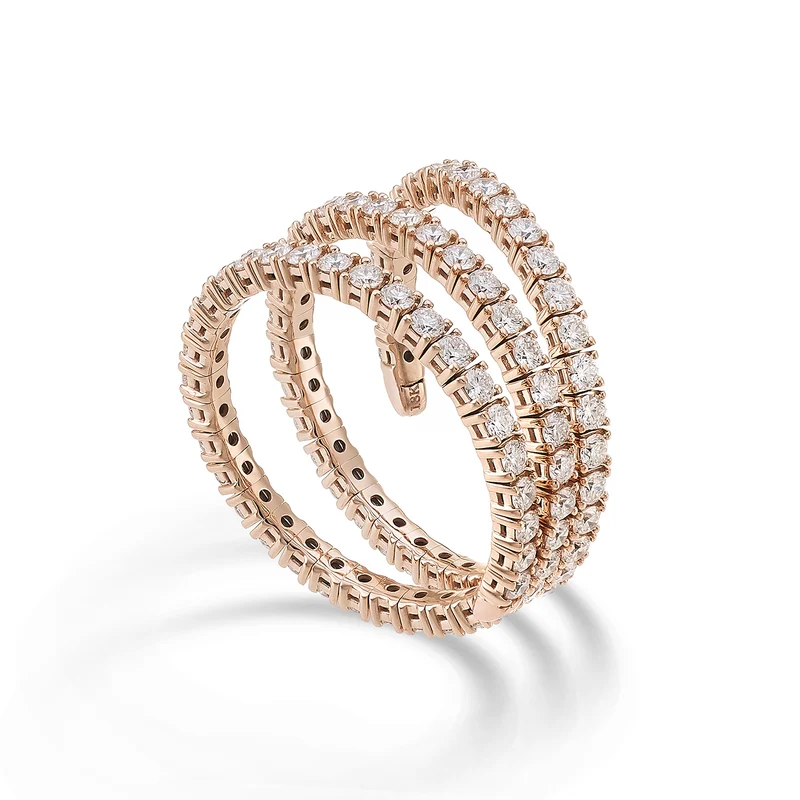 Golay an 18k girodito flex 3 giri diam. ct.1,51 oro rosa GAFLEX002DIO3