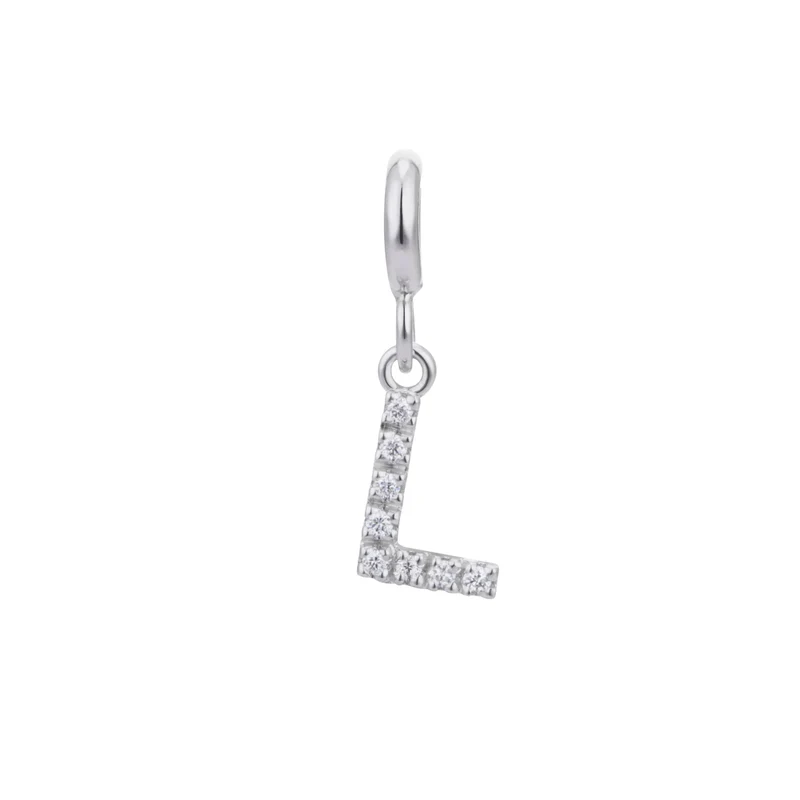 World Diamond Group charms lettera ""l"" CHLDI-20213110020