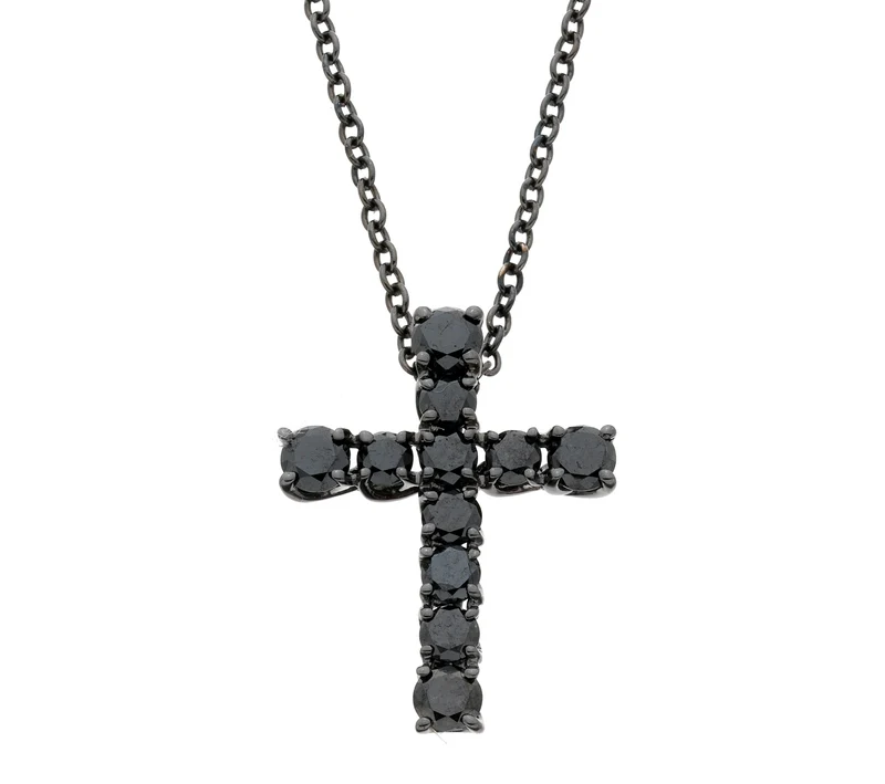 Golay girocollo grace croce 15 pt black GABTRE1865N