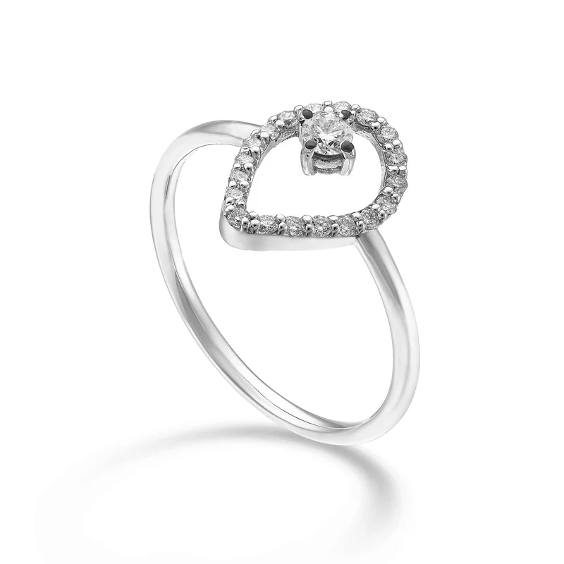 World Diamond Group an 18k ct.0,22 "goccia" GA5185O4BR022