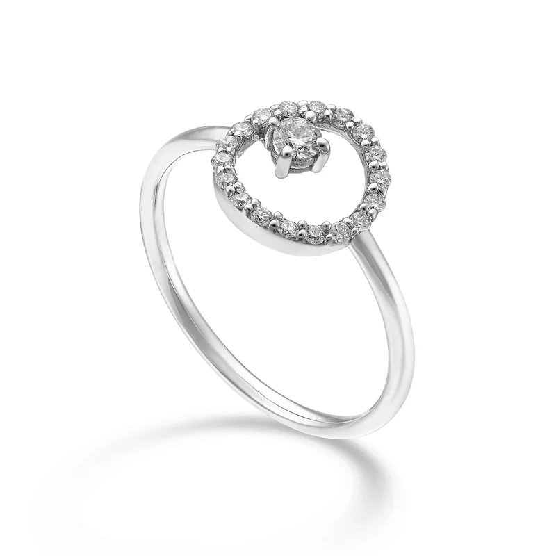 World Diamond Group an 18k ct.0,22 "tondo" GA5184O4BR022
