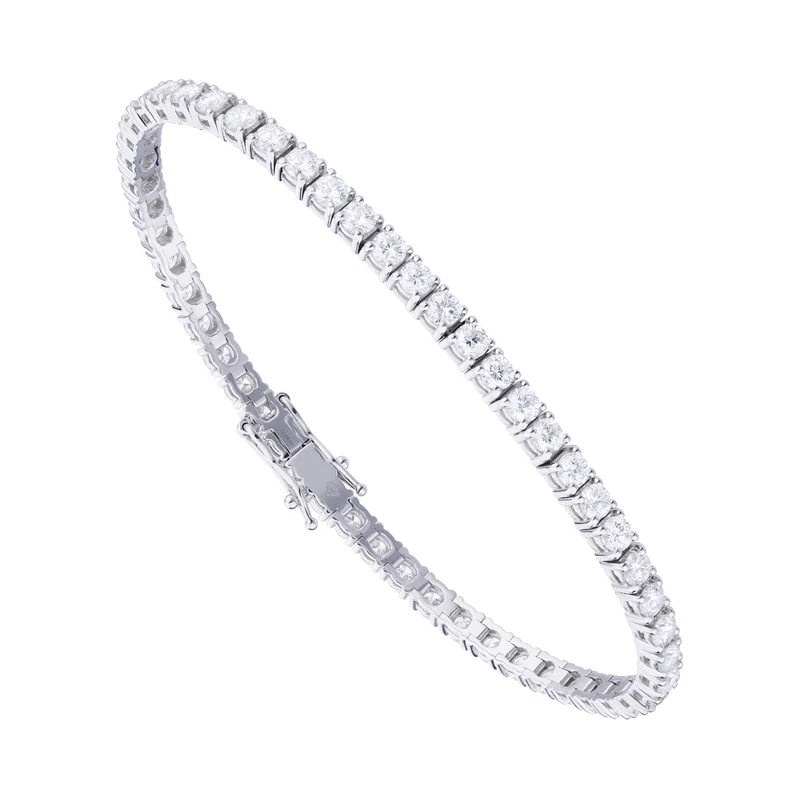 World Diamond Group bracciale tennis castone a filo ct. 3,77 BTF001DI6-21342110006