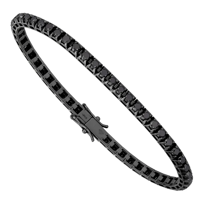 Golay bracciale tennis quadro diamanti black 19 cm BTQ060BK3-190-24145110026