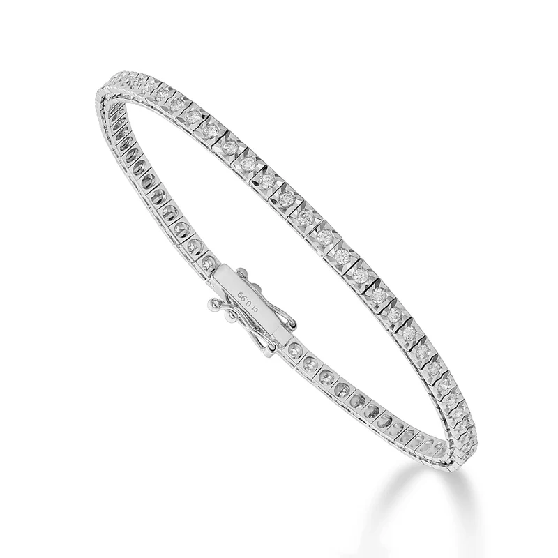 World Diamond Group bracciale tennis a stella 1,07ct 17,5cm BTQ040100WDI1-175-25241110008