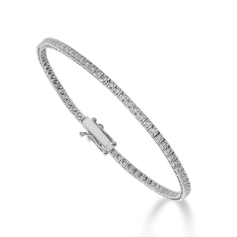 World Diamond Group bracciale tennis a stella 0,39ct 17,5cm BTQ040030WDI1-175-25311110149