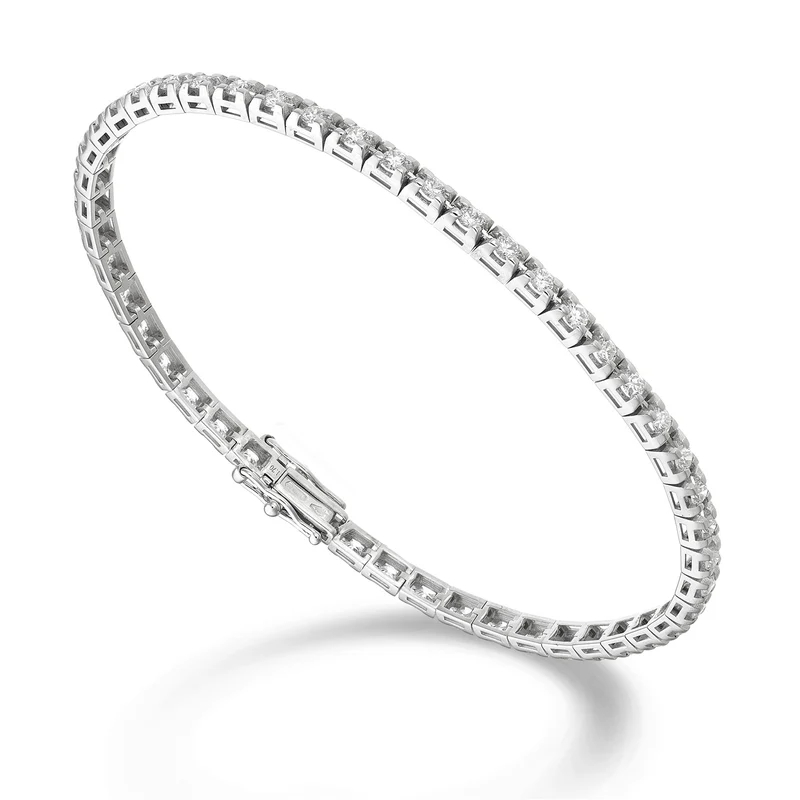 World Diamond Group bracciale tennis cast. piramide light ct 0,01 cad BTP801D0010-170-26012110163