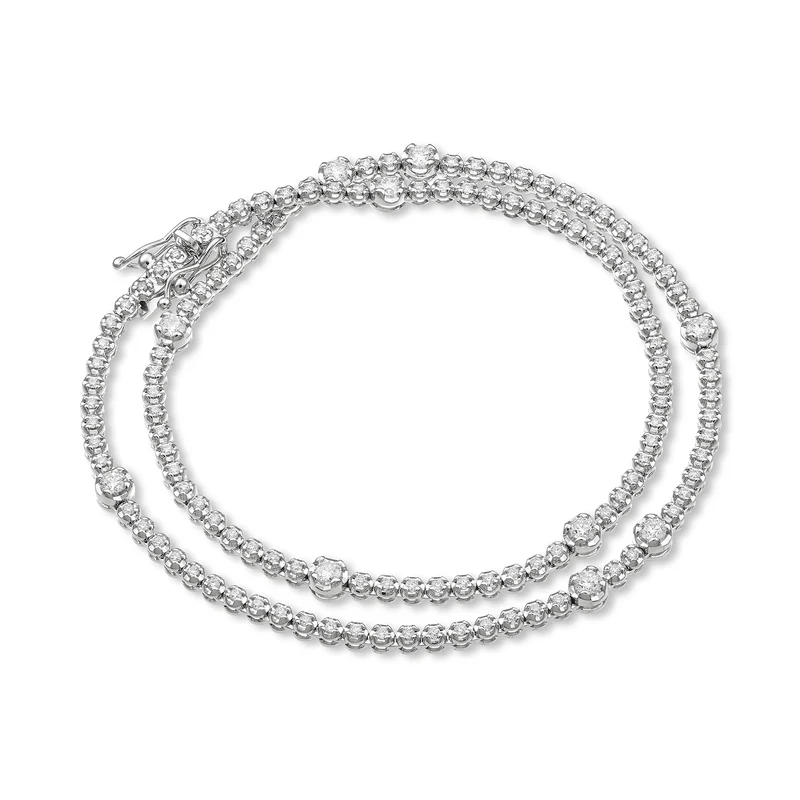 Golay bracciale tennis fantasia multip 2 giri 10 spot BTMPF002DI10DG-23137110060