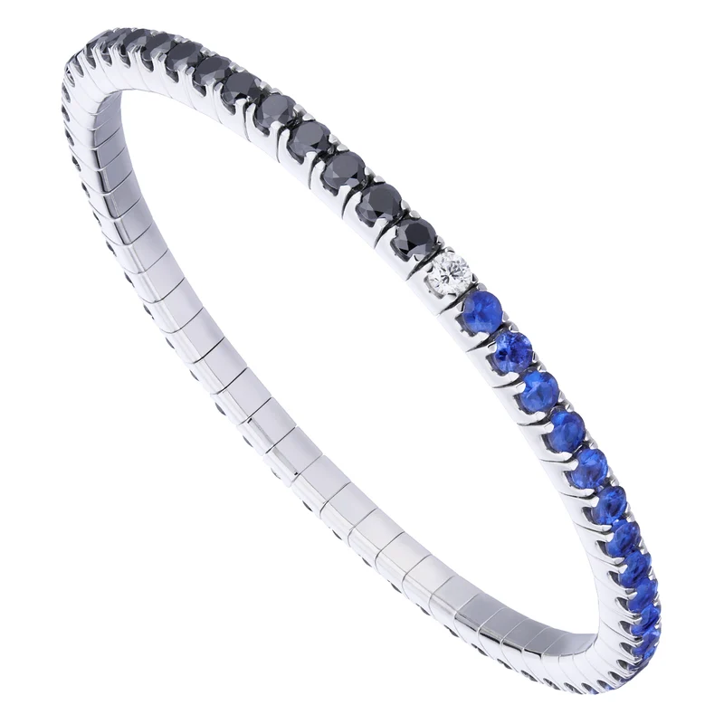Golay bracciale elastico cm 17 donna castone 0,05 zaffi BTE005SDZBBK5-20031110055