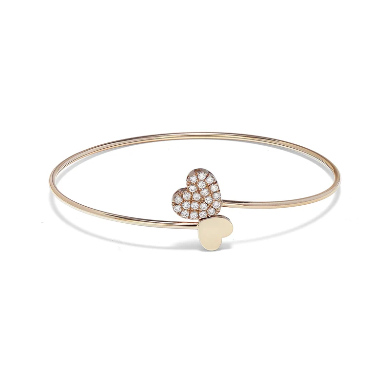 Golay bracciale schiava amami cuore grande incassato BSCU100DI1-22013110028