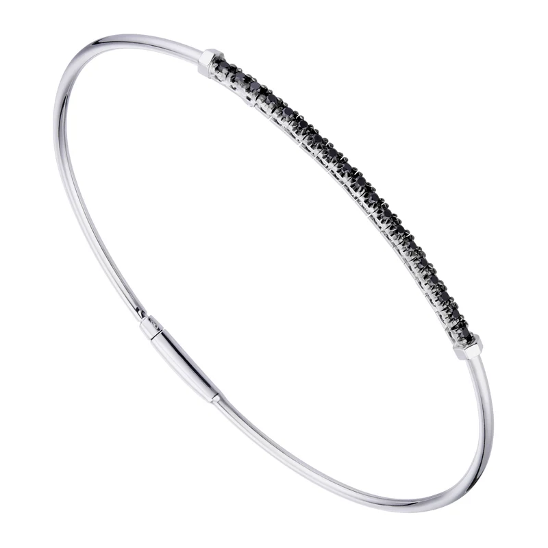 Golay bracciale tennis quadro con schiava diamanti black BSCQ010030BK