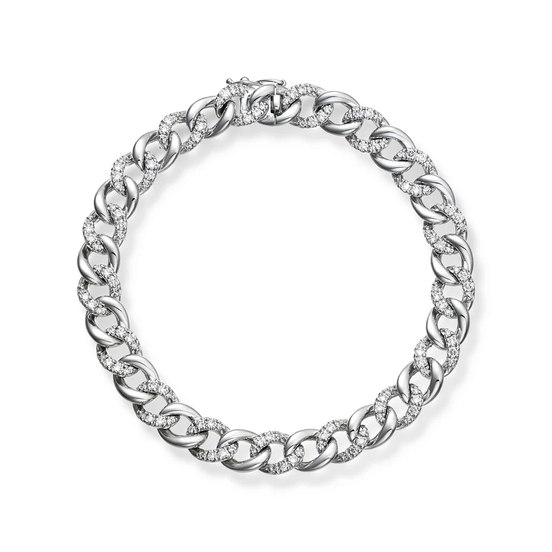 Golay bracciale groumette piccolo pave'alternato ct.1,70 BPV002DI1-25203110263
