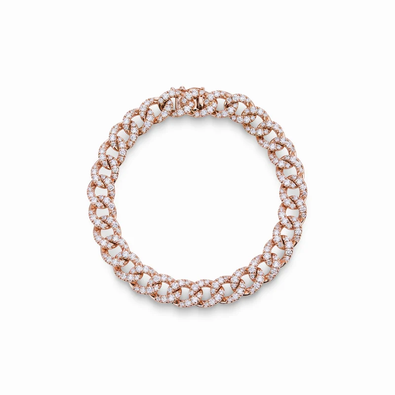 Golay bracciale groumette grande tutto pave' ct.4,18 BPV001DI-21162110020