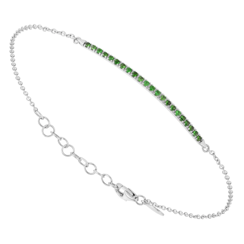 Golay bracciale con barretta tsavorite BGE002-1TZV