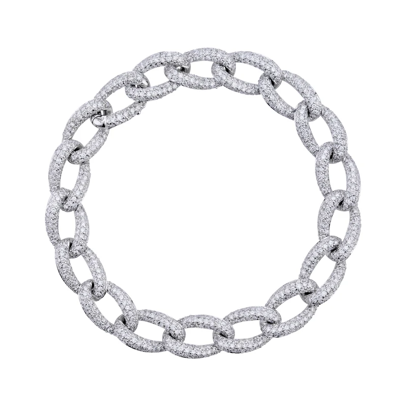 Golay bracciale groumette pave oro bianco BDBAB1019-19136110068