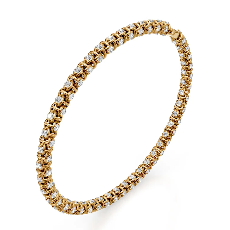 Golay bracciale maglia morbida diamanti ct 0,014 giallo BD540D0017G-175-24296110053