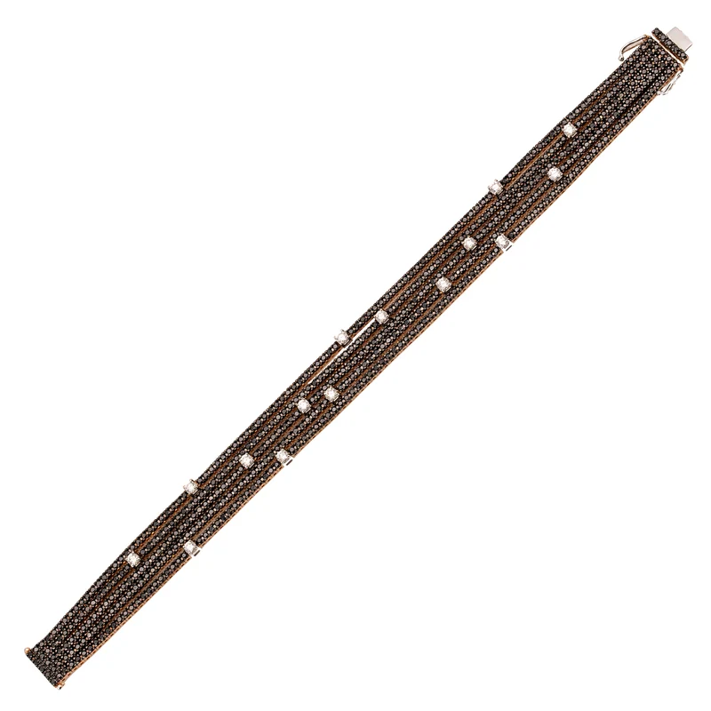 Golay tennis quadro 5 file 1/2 black+ spot bianchi 2pt BCR5F-B0,5W5-18155000067