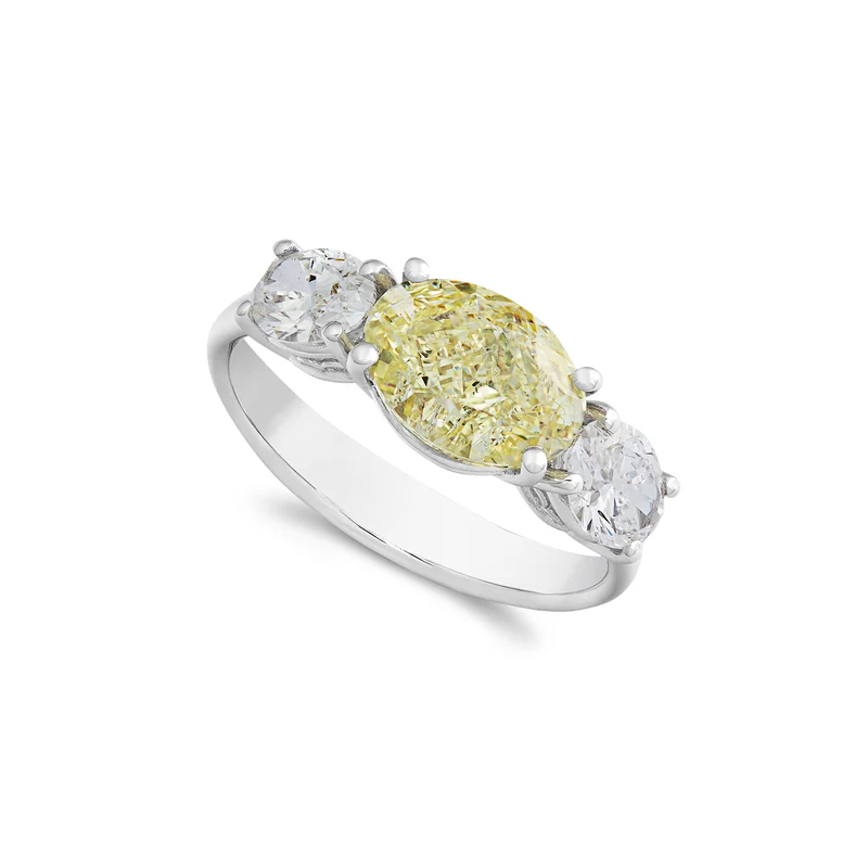 World Diamond Group trilogy diamanti ovali cen fancy ct 2,51 ATRSOV004DIFY-22307110055
