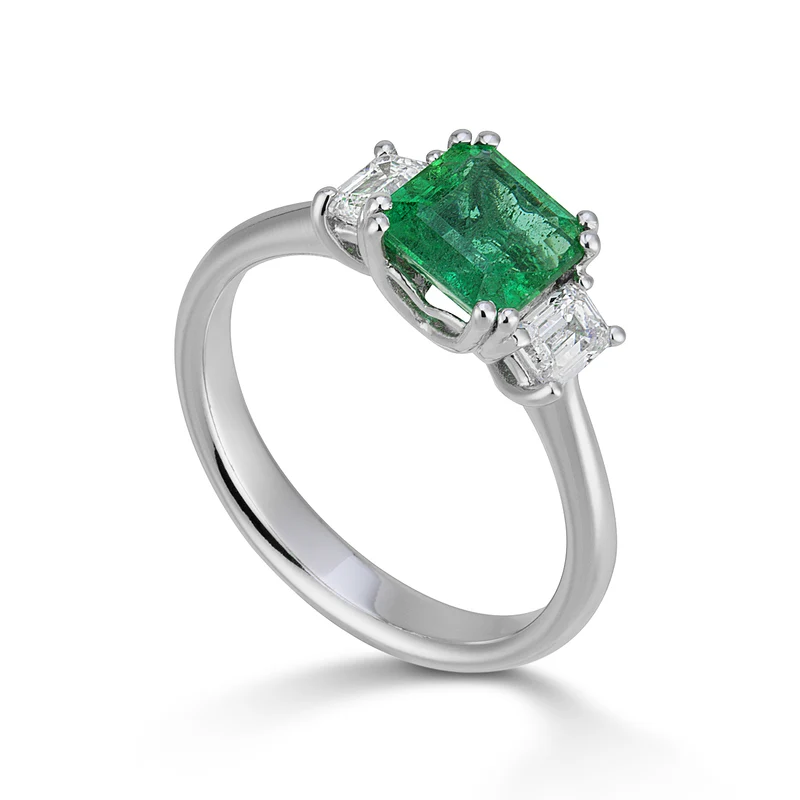 Golay trilogy diamanti e smeraldo ottagonale ATRSEM002DSM1-22346110084