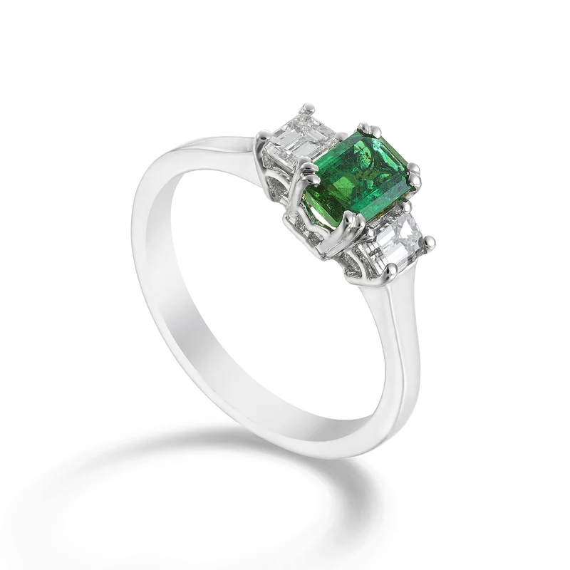 Golay trilogy cent.smeraldo ottagonale 4x6 e diam.lat. ATRSEM002DS46-23255110132
