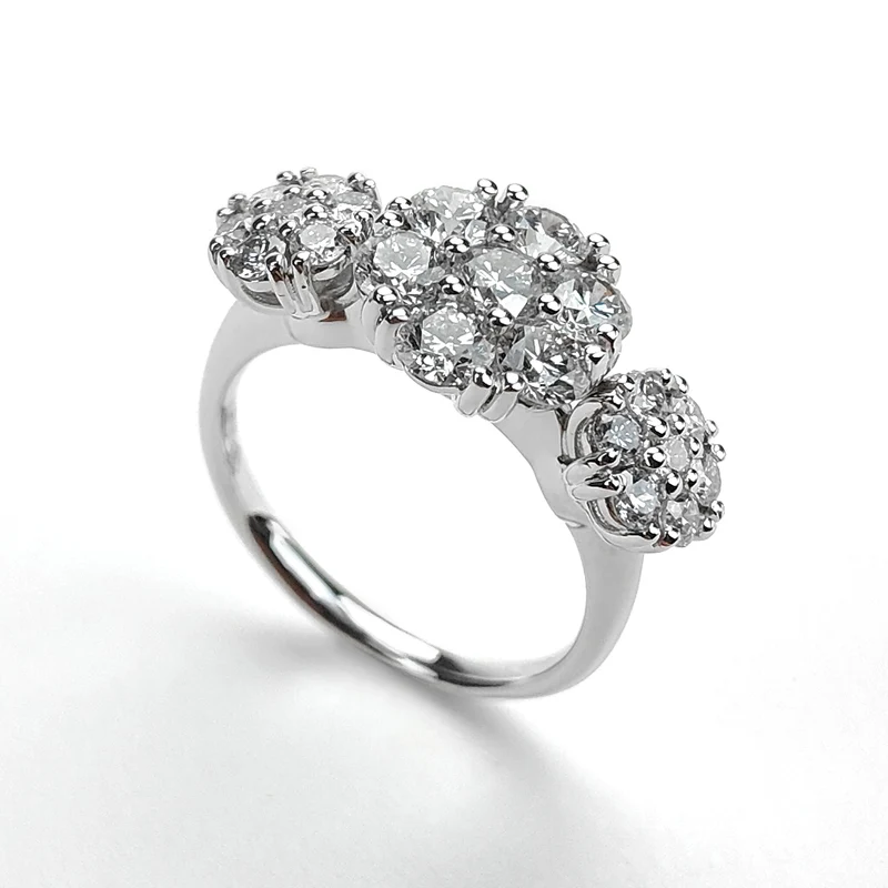 Golay anello trilogy multipietra scalare 7 stone ATRMPS484D-24254110114