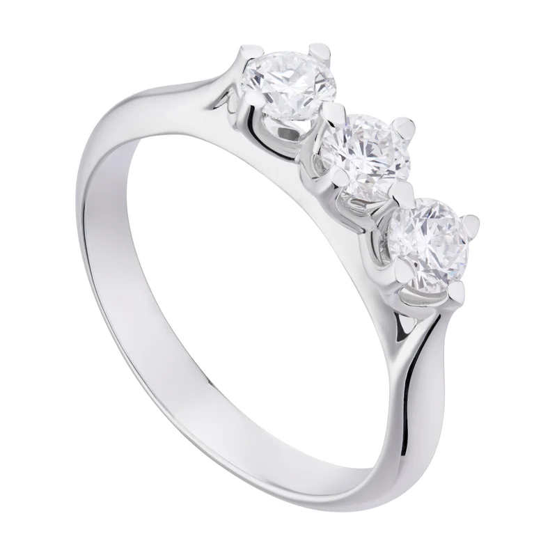 World Diamond Group anello trilogy lineare forevermark ct. 0,63-0,87 ATRLFM009DI3-22285110075
