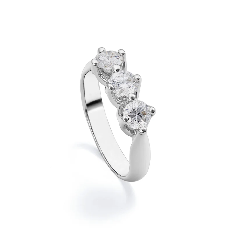 Golay anello trilogy lineare con 4 griffes ATRL041DI-22045110002