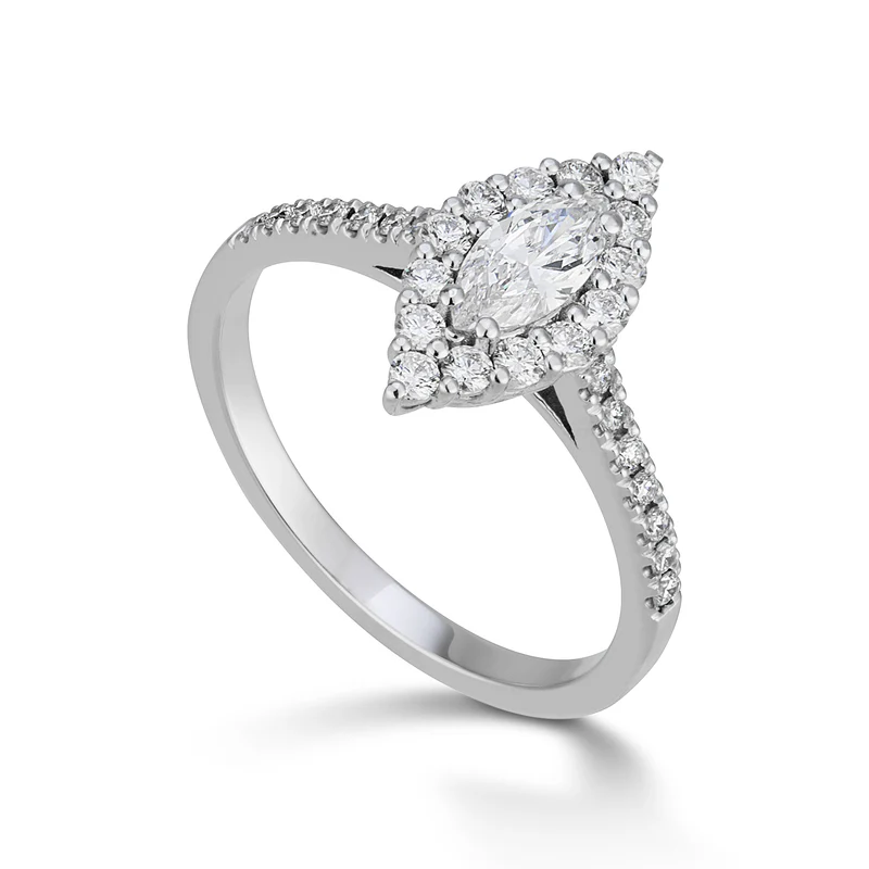 Golay anello cen. marquise contorno diamanti ASLMQ002DI1-22105110018