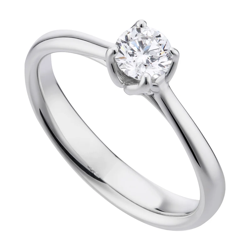 World Diamond Group anello solitario fm 4 griffe, ct. 0,40-0,49 ASLFM010DI5-19011110072
