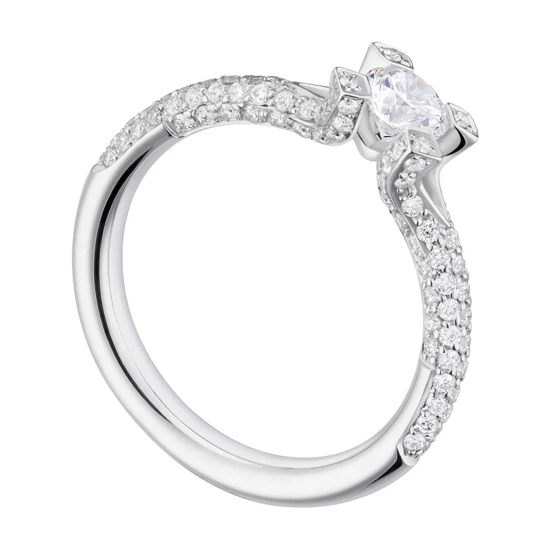 World Diamond Group anello fm griffes incas. gambo pave' ct.0,73-0,79 ASLCFM006DI2-19015110036