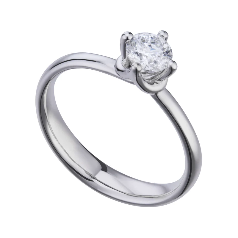 Golay anello solitario con 4 griffes ASL041DI-21025110038