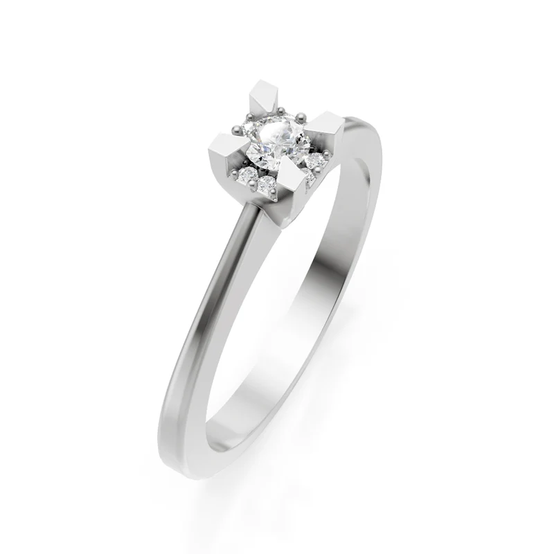 World Diamond Group anello diamanti tra le griffe gambo lis cen.0,18ct ASL00XDI020-24029110080