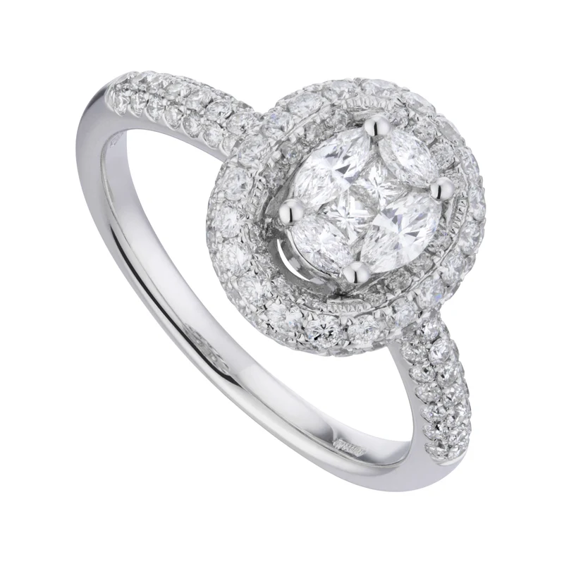 Golay anello testa ovale diam round, princess e marquise ARTR7542-12069110030