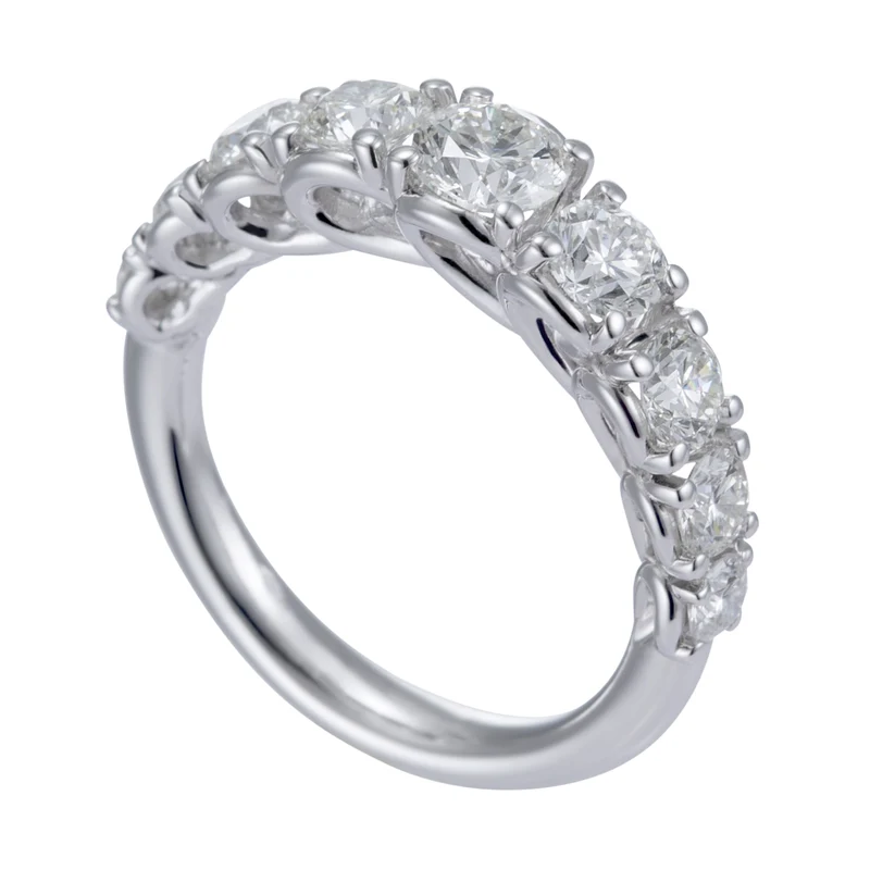 Golay anello riviera 9 pietre a scalare cen ct 0,50 AR9S024DI5-21013110110