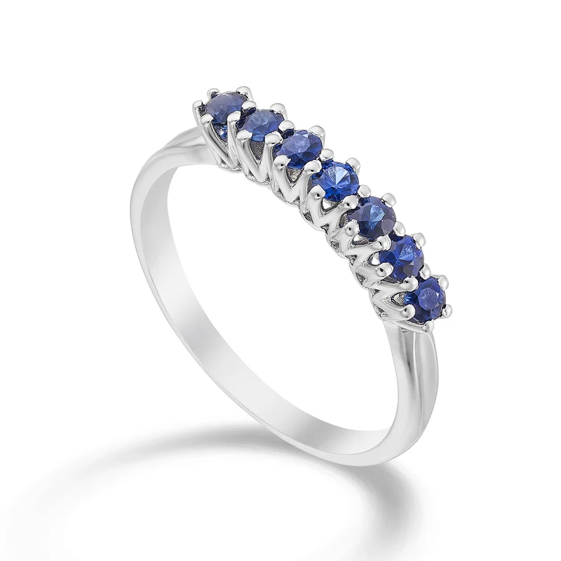 Golay anello riviera lineare 7 zaffiri tot ct. 0,55 AR7L046ZB041-23053110022
