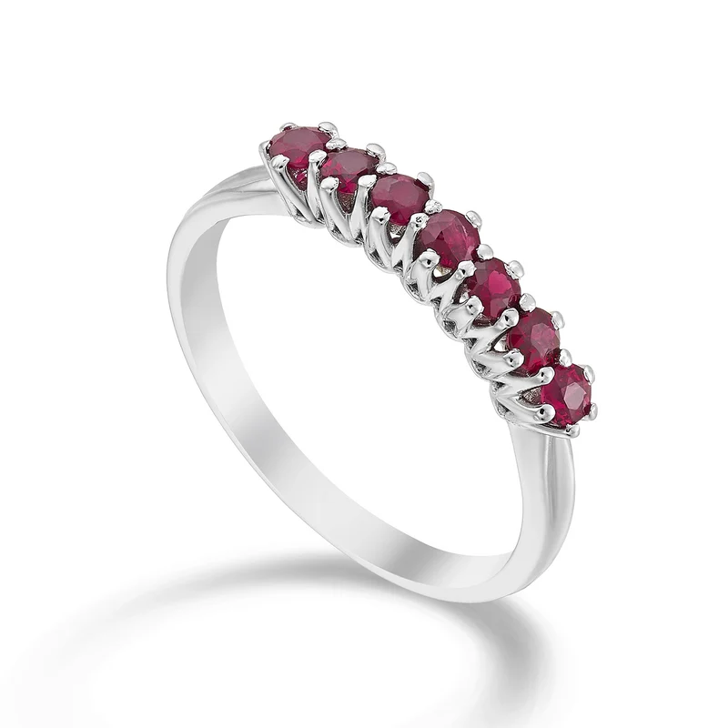 Golay anello riviera lineare 7 rubini tot ct. 0,53 AR7L046RU041-23053110020