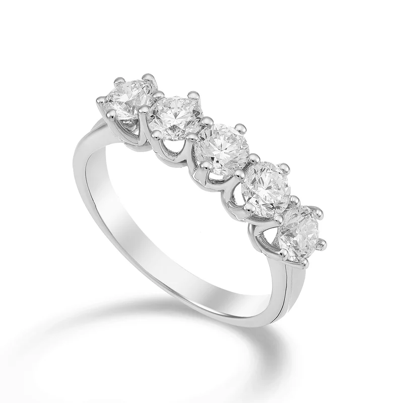 Golay anello riviera lineare 5 pietre tot ct. 0,90 AR5L046DI090-23103110054